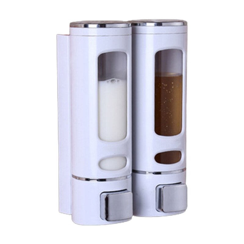 2 Patterns Hanging Wall Mount Liquid Soap Dispenser Hand Press Single/Double Washing lotion Shampoo Container For Bathroom: 2