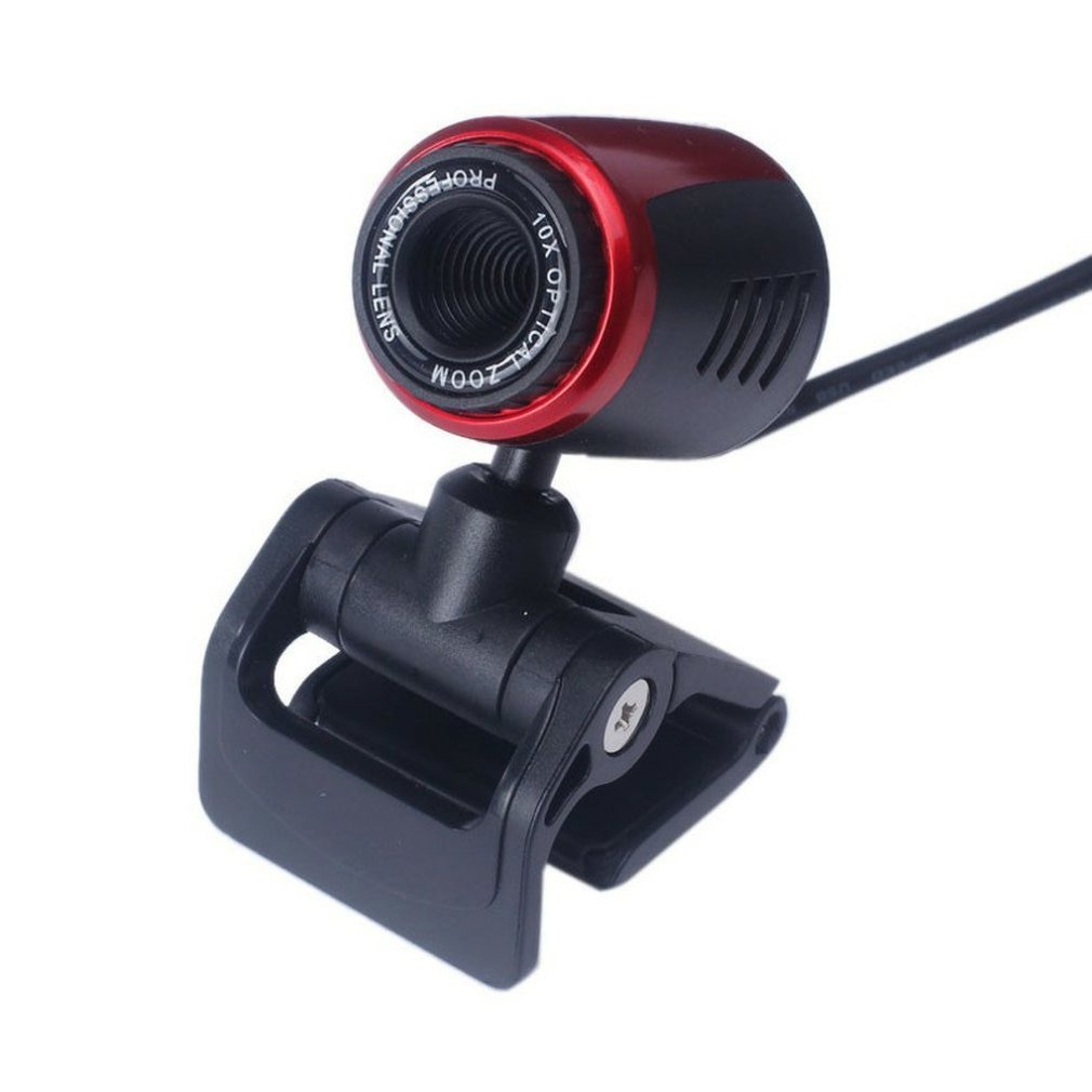 Caméra Webcam HD USB 2.0 sans lecteur HD conférence vidéo Web Cam avec pilote Microphone micro pour ordinateur portable