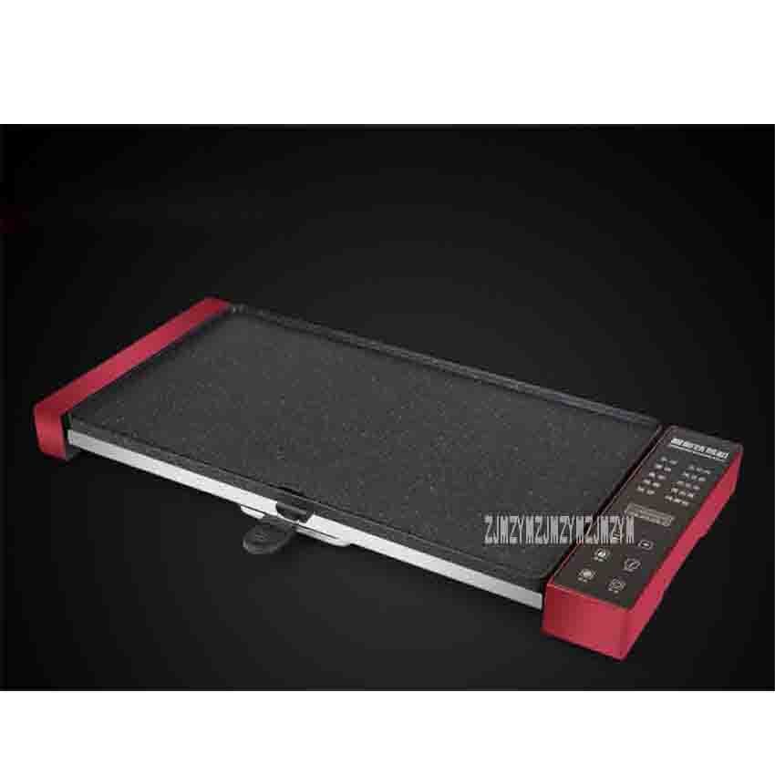 Gril électrique JP-05 ménage sans fumée poêle antiadhésive Teppanyaki Barbecue Machine 220V 1500W pour 3-5 personnes