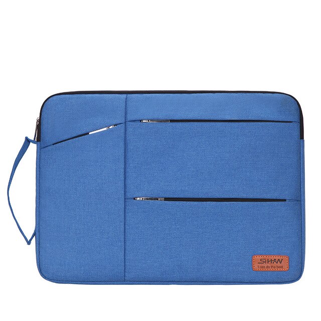 Unisex Laptop Bag 15.6 Inch - Casual Business Briefcase for MacBook & Documents: Blue