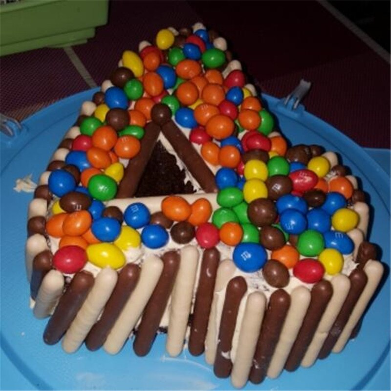 100% Food Grade Large NON-stick Silicone Number 4 Cake Mold Pan DIY Baking Tin Birthday Anniversary 4th Cake Mould