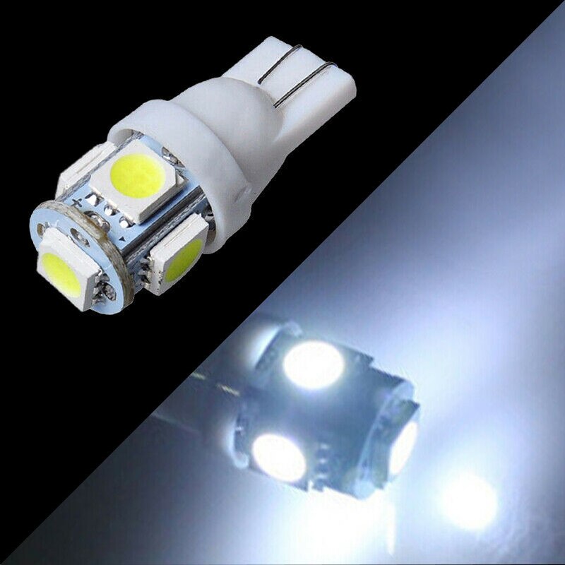 20pcs T10 5050 5-SMD Wit Super LED Lampen 6000K 5W Voor Kentekenverlichting