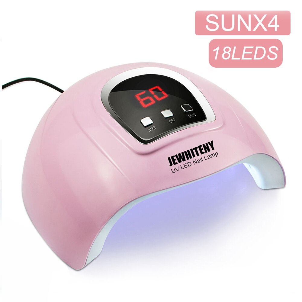 Uv Lamp Voor Nail 80W SUNX5Max Led Nagel Droger Voor Manicure Curing Alle Gel Polish Nail Lamp 45 Pcs led 30 S/60 S/90 S Auto Sensor: 48W SUNX4