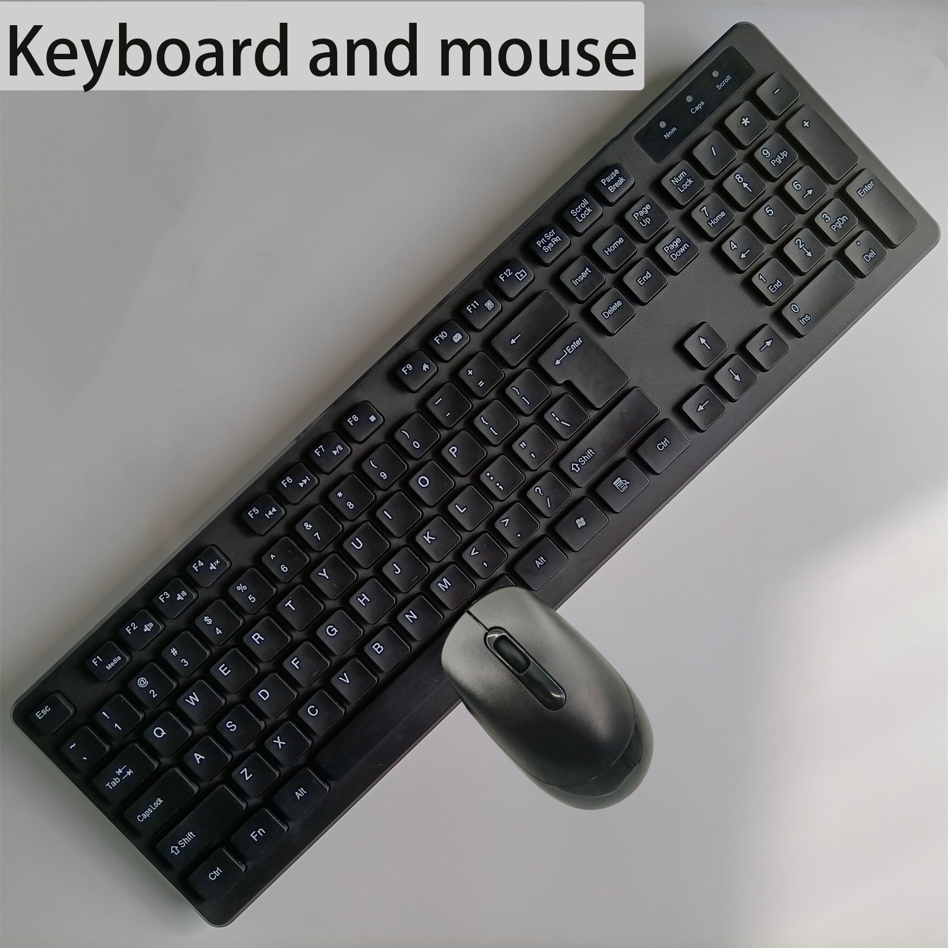 Hebrajski/francuski (AZERT)/hiszpańnarty/rosyjski/arabski/niemiecki/włoski/portugalski bezprzewodowa klawiatura 2.4G robić biura komputera stacjonarnego: BRĄZOWY / Czerwony przełącznik