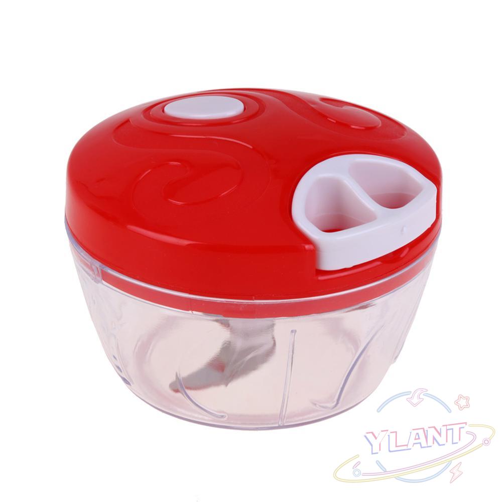 Manual Fruit Vegetable Chopper Hand Pull Food Cutter Onion Nuts Grinder Mincer Shredder Multifunction Kitchen Gadgets: Height 90mm C