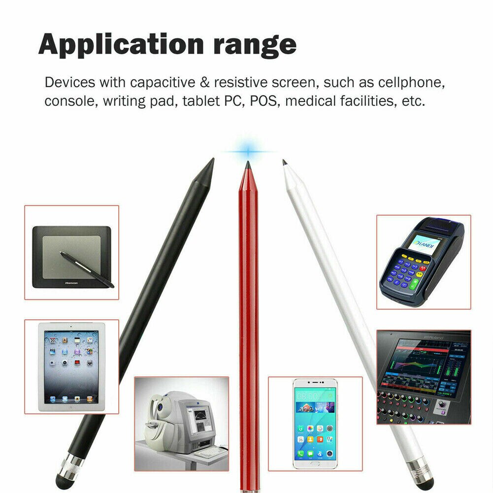 2 in 1 Touch Screen Pen Stylus Thin Capacitive Universal For Tablet Phone PC