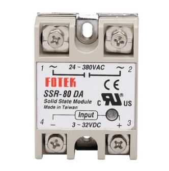 40A single-phase solid state relay module SSR-25DA DC control AC AC AC control AC small SSR-10DA SSR-40DA 10A 25A: SSR-80DA