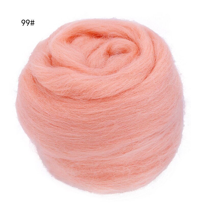 Nonvor 5g rosa serise tova ull fiber filt tyg filt hantverk leksaker tova ull gör-det-själv handgjorda tovnål hantverksmaterial: 99s