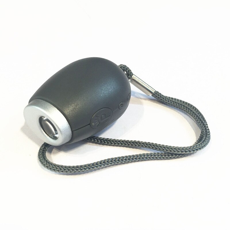 Nyckelring led skrivbordsklockor mini portabel projektion digital display elektronisk klocka lanyard ficklampa nattlampa väggtimer: Svart snodd