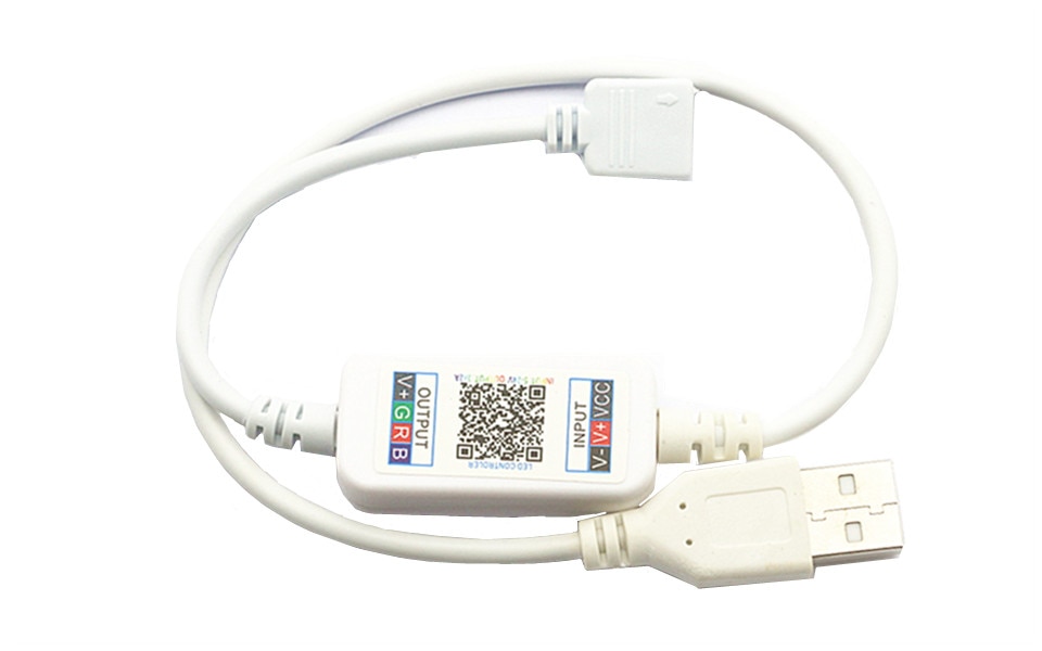 DC 5V 12V 24V RGB Led Controller APP Bluetooth RGB Music Controller For Led Strip Light 5050 4 Pin Mini RGB Controller 5V-24V