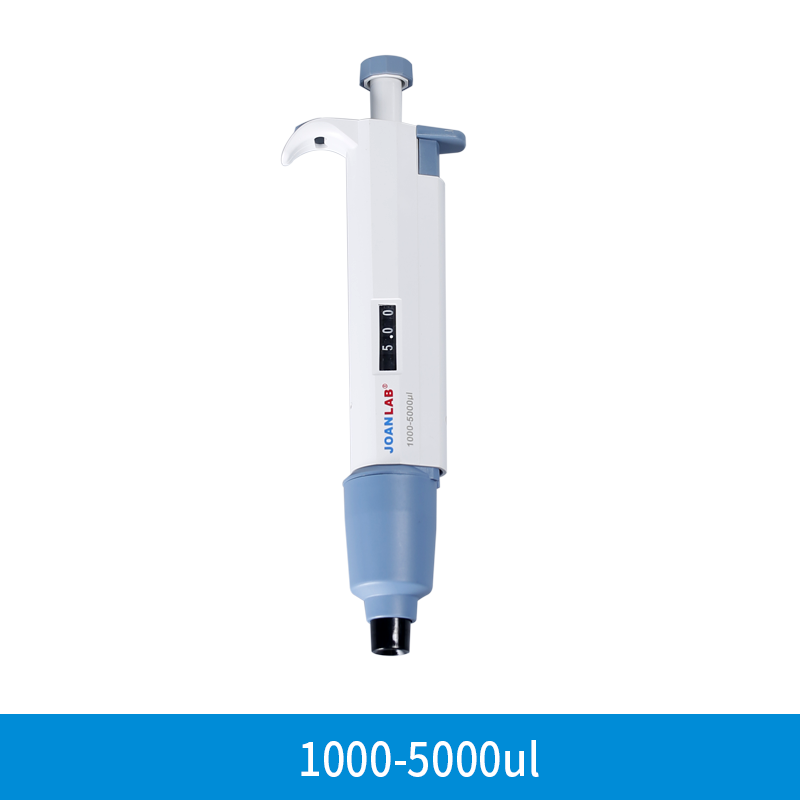 JOANLAB Pipettor Single-channel Adjustable Volume Mechanical Pipette-TopPette lab Pipettor Pipet 20-200ul/100-1000ul Free Tips: 1000-5000ul