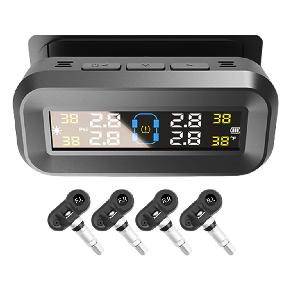 system monitorowania ciśnienia w oponach z 4 czujnikami USB/słoneczny TPMS system monitorowania ciśnienia w oponach robić samochodów osobowych SUV: Typ gniazda zapalniczki