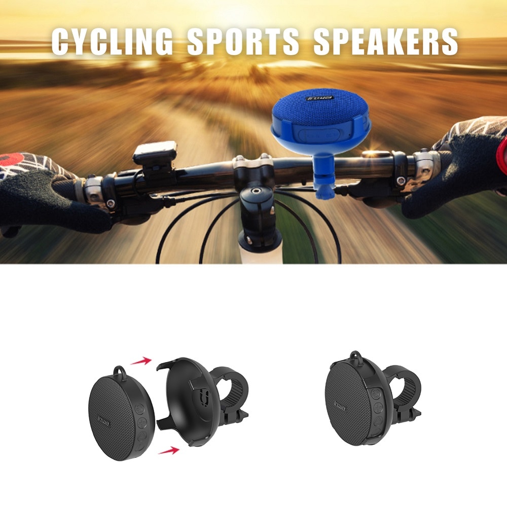 INWA MZ-360 Drahtlose Bluetooth Fahrrad Tragbare Lautsprecher TF USB IPX7 Wasserdicht Und -beweis Für Musik Ich bin Freien Klang Fahrrad montieren