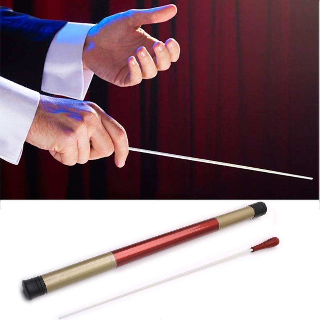 Music Stick 390mm Length Choir Direction Staff With Wood Handle