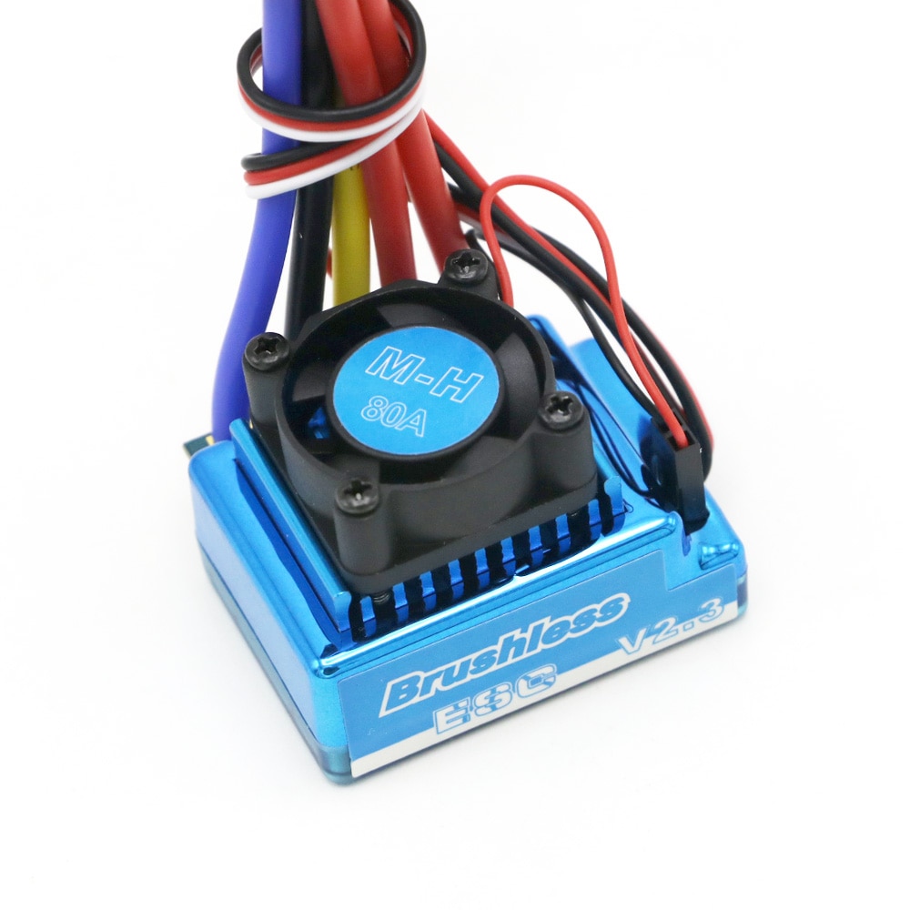 Waterproof 45A 60A 80A 120A Brushless ESC Electric Speed Controller Dust-proof for 1/8 1/10 1/12 RC Car Crawler RC Boat Part