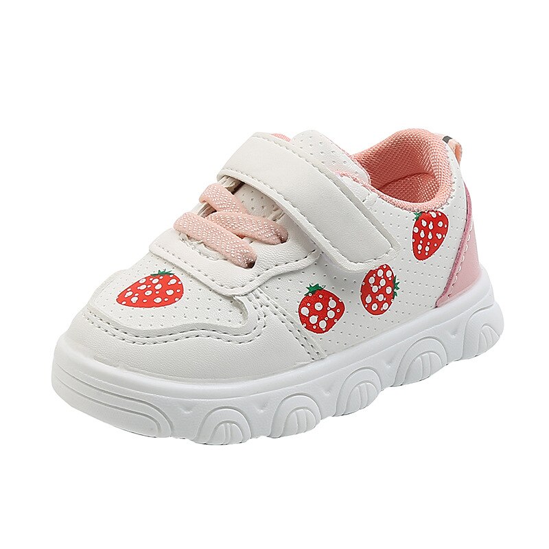 Palmilha 11.5-13.5cm novo branco tênis infantil anti-deslizamento da criança sapatos de tênis da menina do bebê