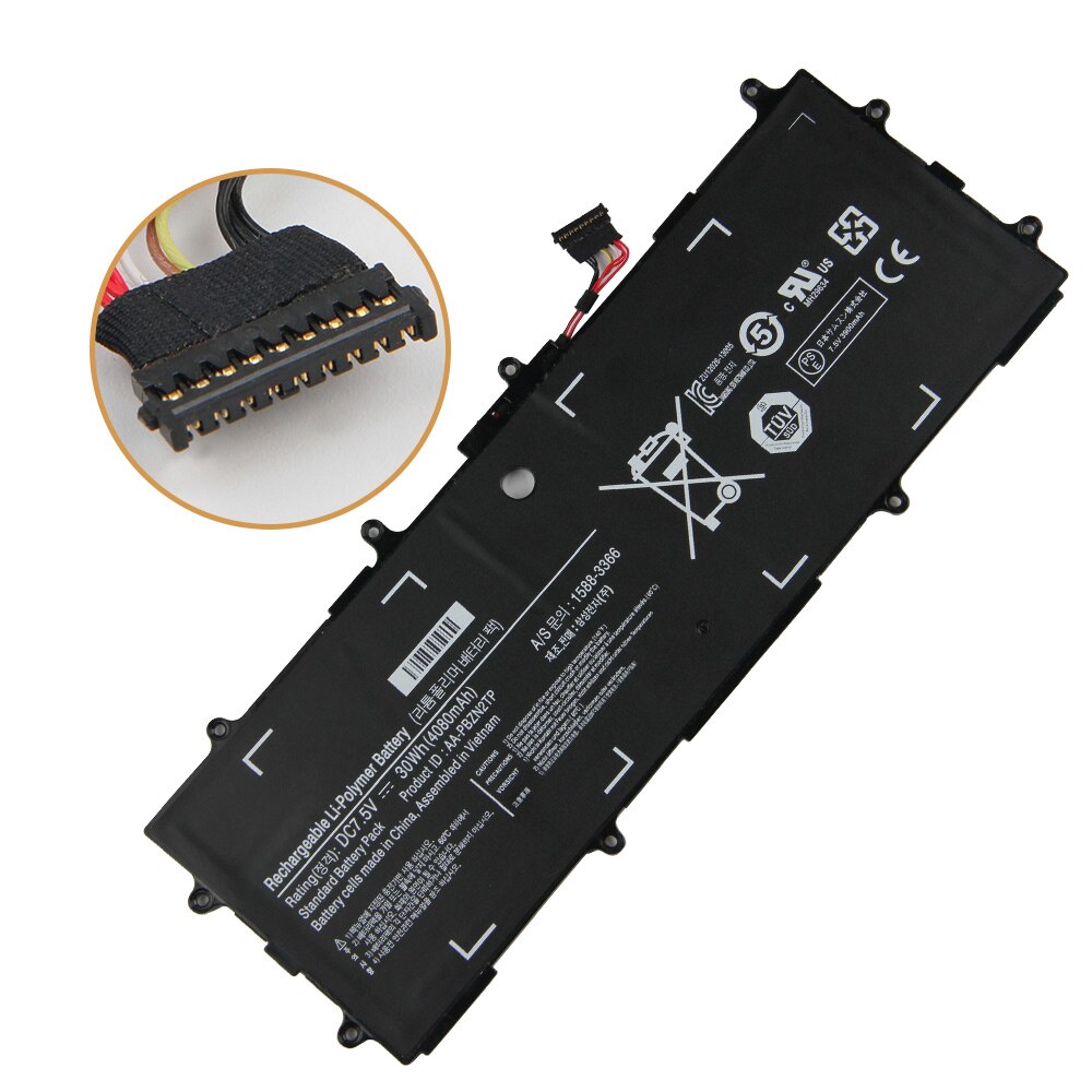 Original Replacement Battery AA-PBZN2TP For Samsung Chromebook XE500T1C XE303C12 905S3G 910S3G 915S3G 915S3G-K01 30Wh