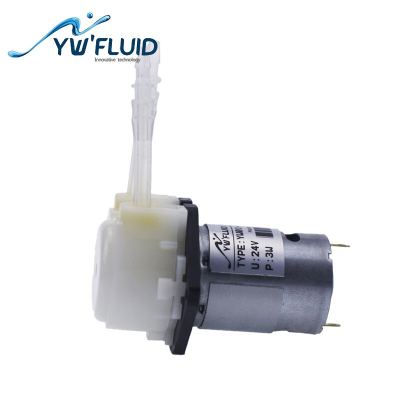 Ywfluid 12v/24v elkraft mini vand peristaltisk pumpe i lav pris, der anvendes til håndrensning