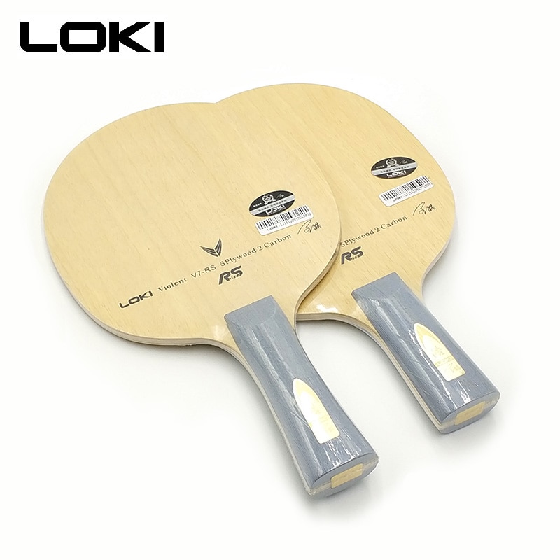 Loki  v7rs 7 lag vævet carbon bordtennisblad bordtennisblad af bordtennisracket til hurtigt angreb+bue