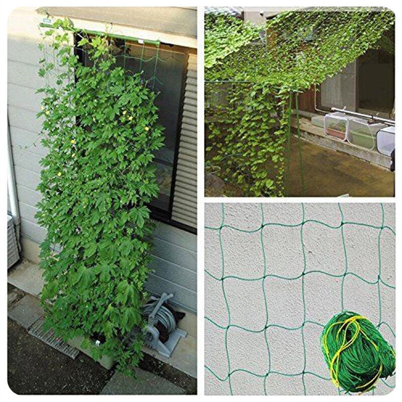 Durable Nylon Trellis Net Garden Netting Plant Support For Climbing Plants Vegetable Garden