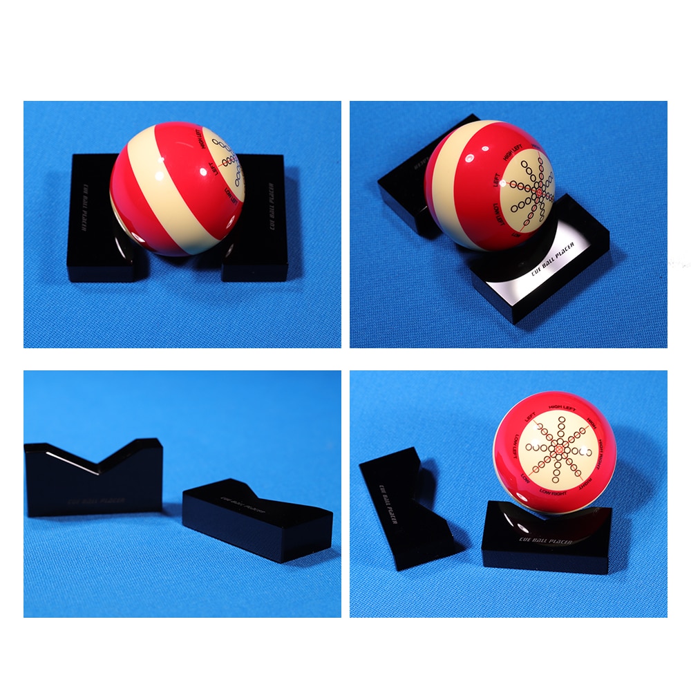 Importez le matériel acrylique repère de boule de queue billard billard Carom Position de queue marqueur léger accessoire résistant à l'usure Moothly