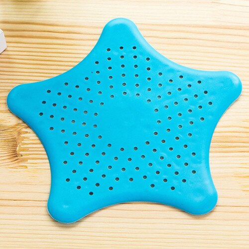 Stervorm Plastic Keuken Mint Plan Bad Douche Drain Cover Afval Gootsteenzeefje Haar Filter Catcher Huis Gadgets Huisdier Schoonmaken: Blue
