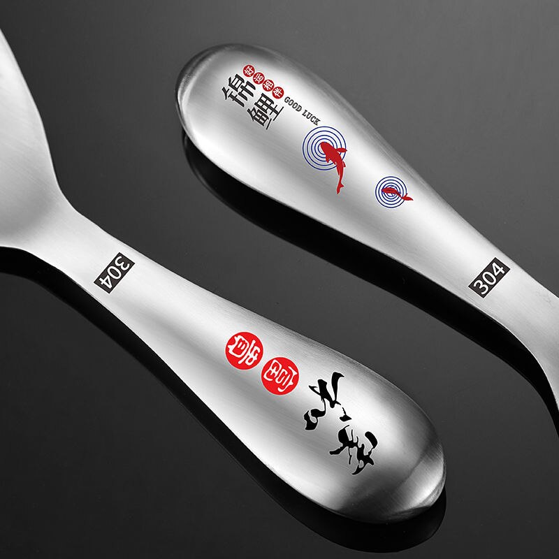 Rijst Opscheplepel Rvs Lange Steel Soep Pap Rijst Scoop Servies Lepel Servies Keuken Gereedschap Rijst Schop