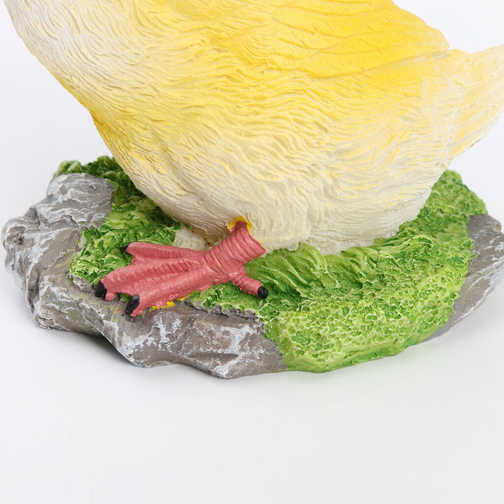 Petite résine canard Statue jardin cour Sculpture en plein air intérieur Art artisanat décor Jardineria Decoracion jardin Yard canard
