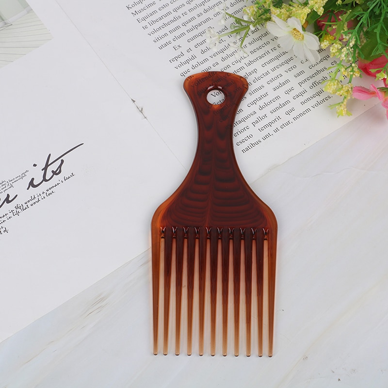 Women Random Wide Tooth Hair Comb Curly Hair Brush Salon Hairdressing Styling Long Tooth Styling Pick Comb