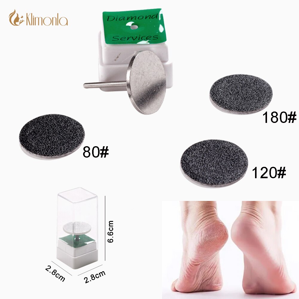 Disco para eliminar callos y cutículas, herramienta eléctrica para el cuidado de los pies, callos duros, piel muerta y pedicura, accesorios reemplazables, 100 unids/bolsa