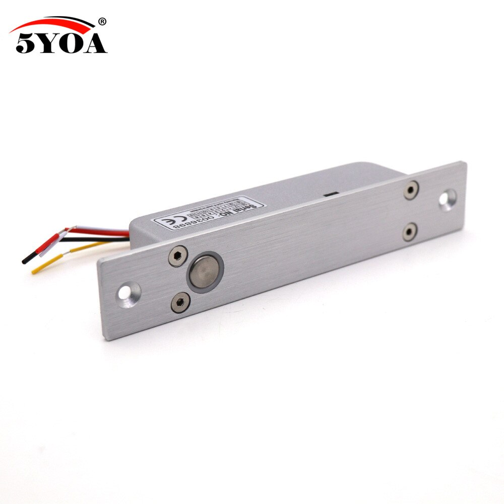 Klein high-end elektrisch insteekslot voor deurtoegangscontrole,  dc 12v roestvrijstalen nc-elektronica