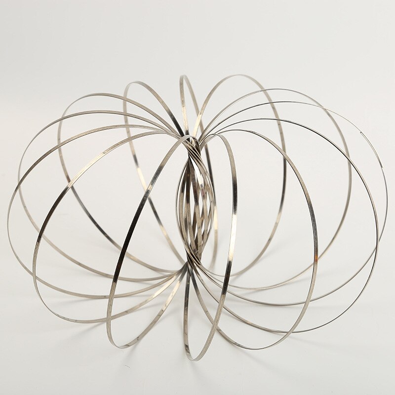 Nowy magiczny pierścień Toroflux Torofluxus Flowtoy niesamowite pierścień przepływowy zabawki kinetyczny wiosna zabawki śmieszne gry na świeżym powietrzu inteligentna zabawka denerwować