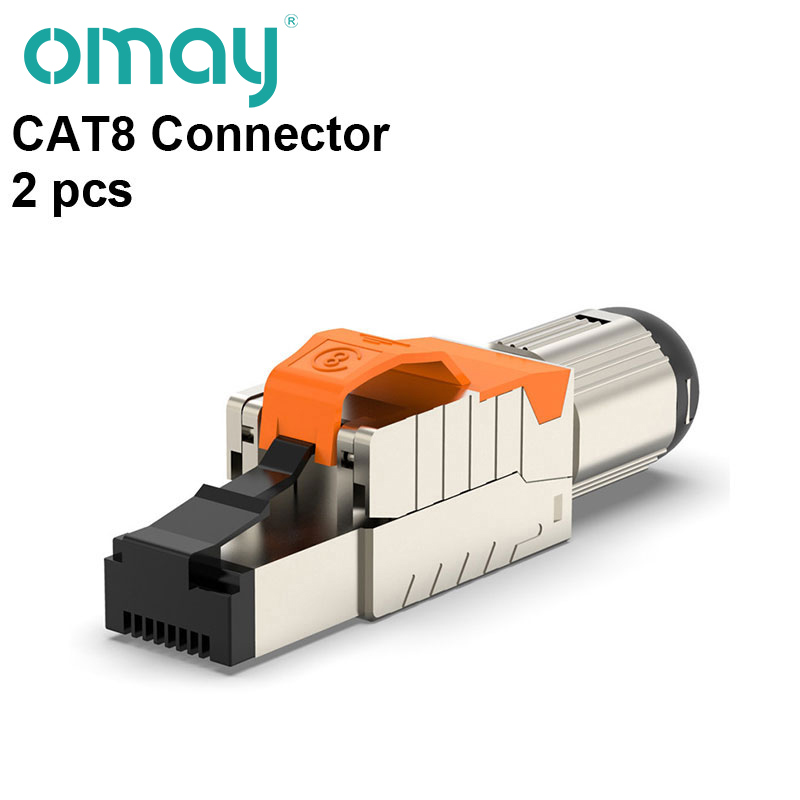 RJ45 CAT8 ABGESCHIRMTES KABEL 40Gbps 2000MHz S/FTP 22AWG 4PR SAUERSTOFF-FREIES KUPFER LSZH ANSI/TIA 568C.2-1 &amp; ISO/IEC TR 11801 OMAY: CAT8 Orange