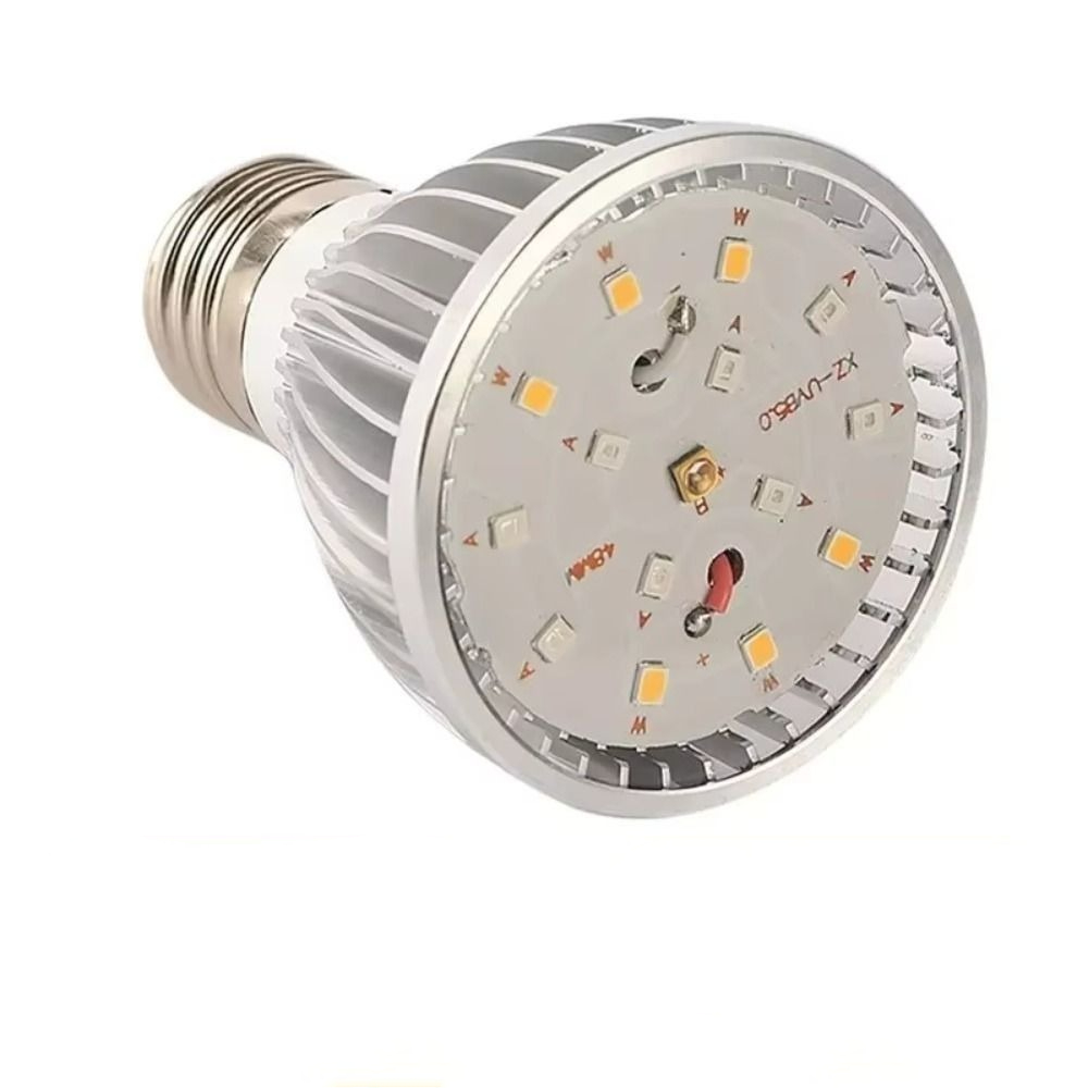 Bombilla LED para reptiles UVA UVB E27, lámpara de terrario de espectro completo 5,0/10,0 iluminación, bombilla de calefacción para mascotas pequeñas, terapia de visión nocturna: Zafiro