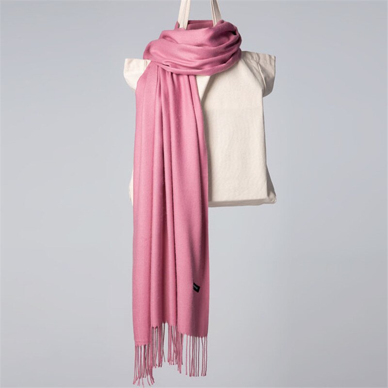 Foulard / Châle / Écharpe à Franges - Camaïeu Rose Et Orange - Chaud Et Confortable (50% Acrylique, 50% Viscose) - Neuf Sans étiquette