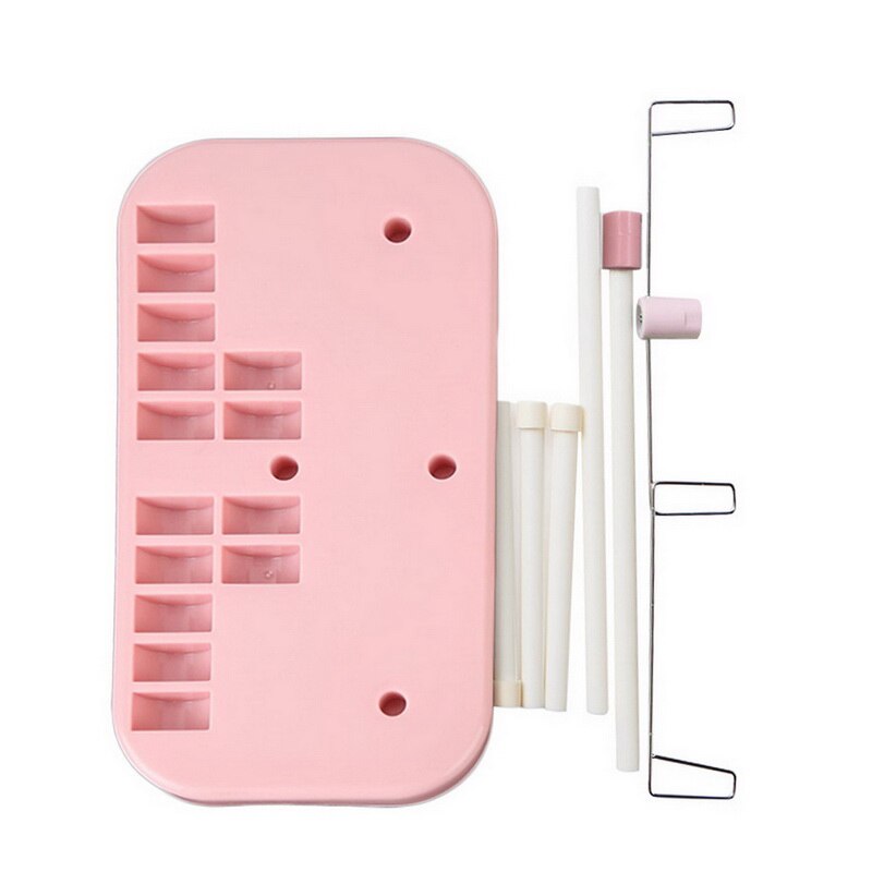 Newest Thread 3 Spool Holder Stand Rack Sew Quilting for Home Sewing Machine Sewing Thread Organizer Spool Stand Holder: pink