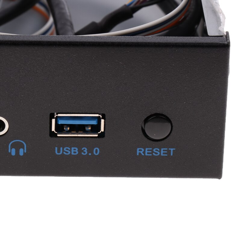 Usb 3.0 2 Port Optische Drive Voorpaneel Uitbreiding Adapter Usb 3.0 Hub + Hd O + Schakelaar Knop