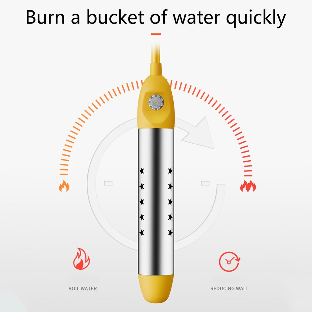 3000W Floating Electric Heater Boiler Water Heating Element 220V Portable Immersion Suspension Bathroom swimming pool EU AU US