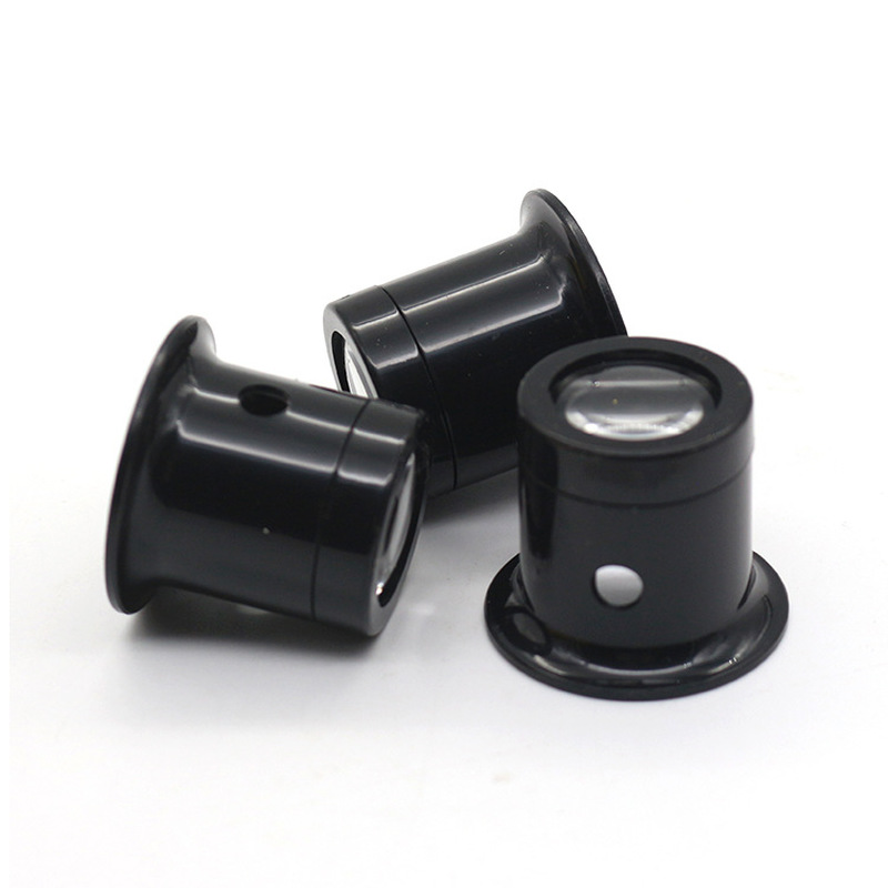 Monocular Magnifying Glass 10X Portable Loupe Lens Jeweler Watch Magnifier Tool Eye Magnifier Len Repair Kit Tool