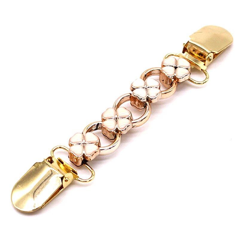 Sjaal Broche Vest Clips Voor Vrouwen Kraag Retro Parel Kristal Eend Clip Gespen Garters Accessoires Sieraden: B-9