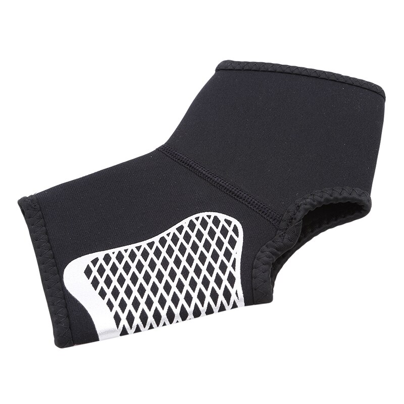 Elastische Vezels Veiligheid Enkel Ondersteuning Sport Voet Beschermhoes Brace Compressie Ondersteuning Mouwen Fasciitis Plantaris Voet Sokken: black / S