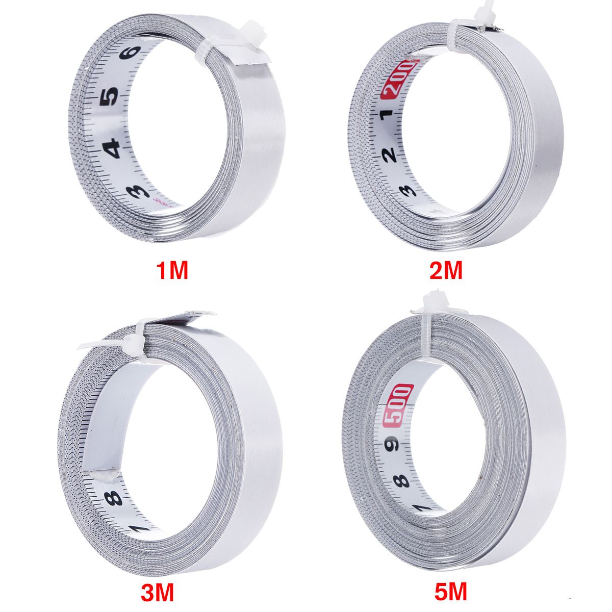 1-5M Miter Track Tape Measure Self Adhesive Metric Steel Ruler Miter Saw Scale For T-track Router Table Saw Band Saw Woodworking