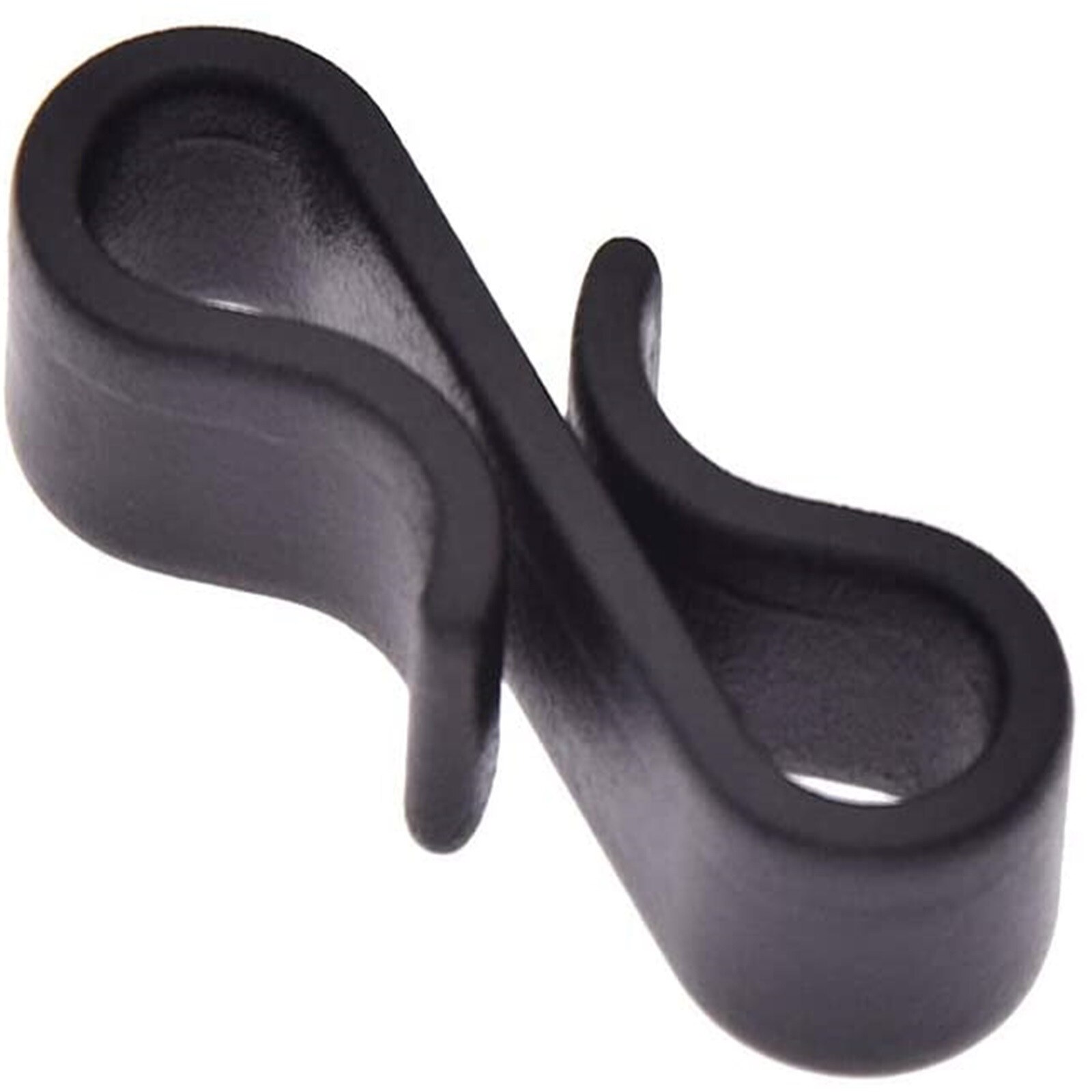 50pcs black S-shaped gutter hanging hook wedding outdoor plastic bag plastic hook home kitchen wall fixing hook brancher