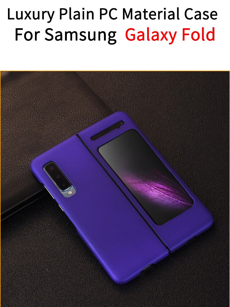 Voor galaxy fold hoesje voor galaxy  w20 w2020 f9000 hoesje pc materiaal hoesje galaxy fold hoesje en hoesje