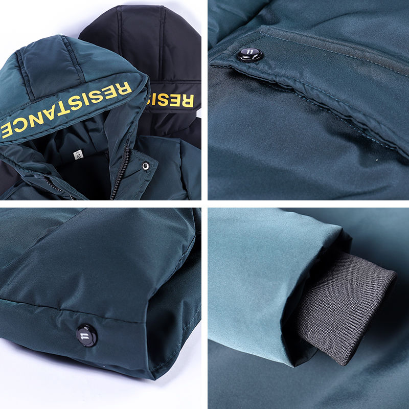 Russia Snowsuit Winter Boys Long Over-Knee Coat Clothes Waterproof Windproof Outdoor Thicken Hooded Parka Jacket For Kids