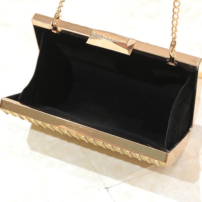 Eisen Box Abendessen Abendkleid Kleine Tasche Tag Kupplung Dame Night Clutch Bag Weibliche Party Brieftasche