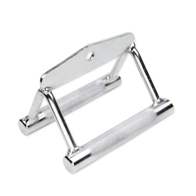 Non-slip Gym V Handle Cable Attachment Seated Row trainer Chinning Bar Fitness Equipment Double Row Close Grip Lat Bar