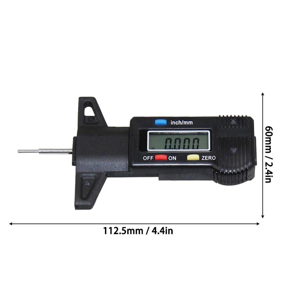 High-Precision Digital Tread Depth Gauge Auto Tire Pressure Wear Detection Car Safety Measurer Tools Electronic vernier caliper