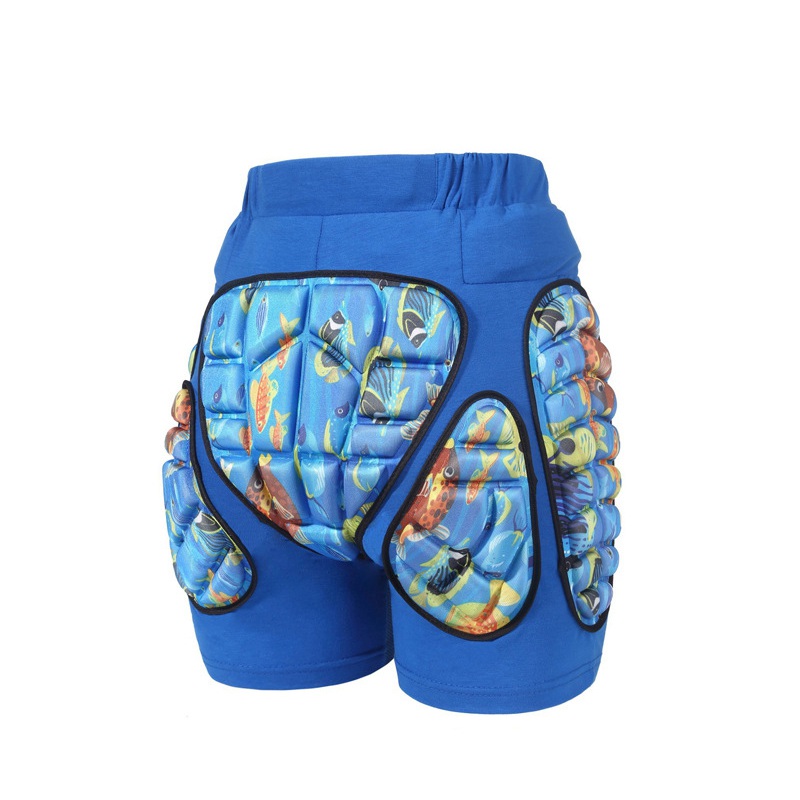 Short Rembourré Pour Enfants Protection 3D Hanche Butt EVA Protective Compression Shorts Pour Snowboard Skate Ski Biking