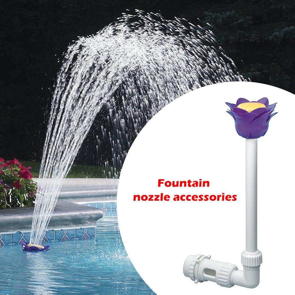 Waterfall Fountain Flower Head In / Above Ground Pool Water Spray Fountain Water Spray Fountain Fountain Soda Machine